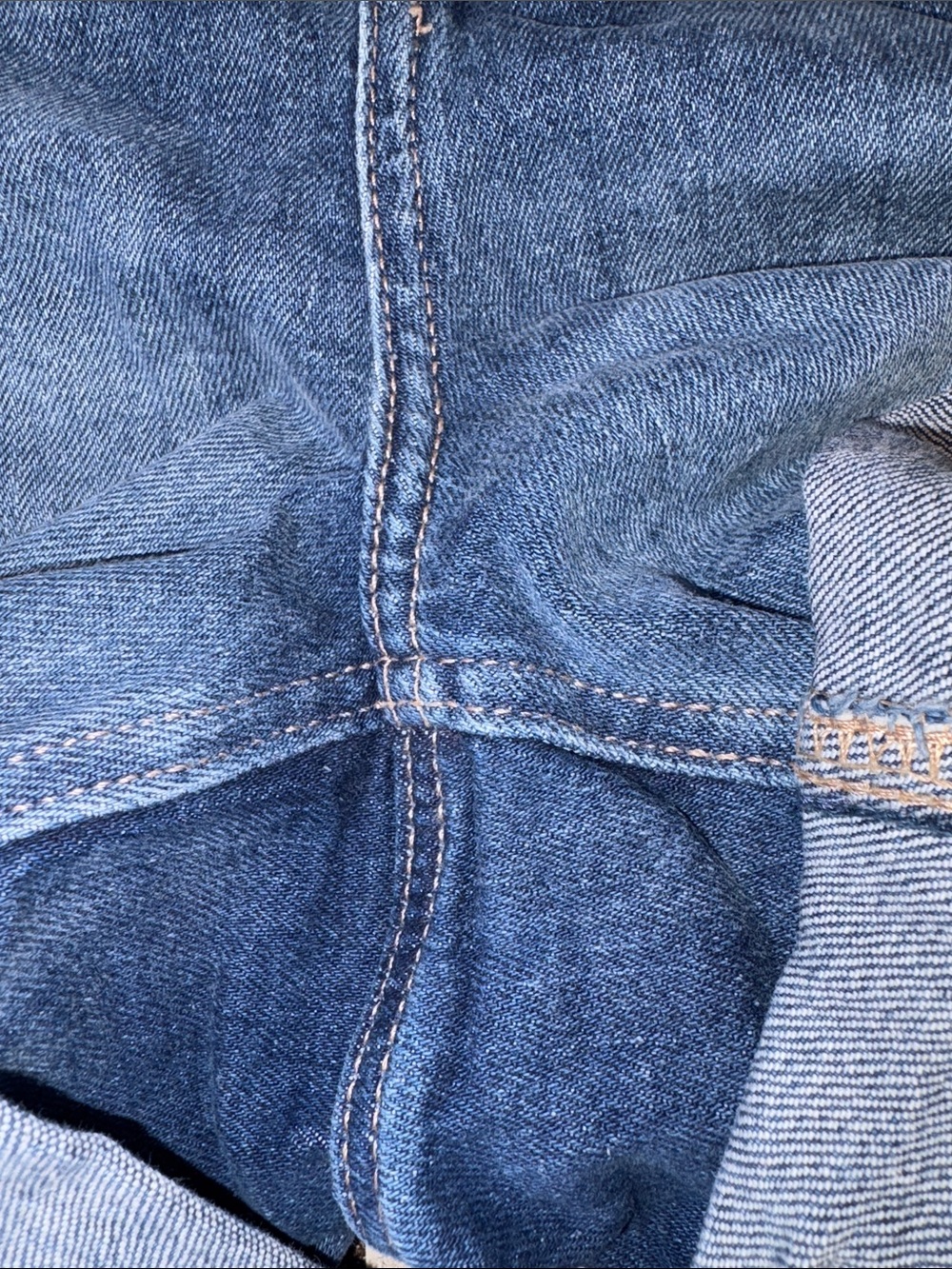 Old Navy O.G. High-rise Blue Denim Roll-Cuff Women's Shorts Plus Size 28 NWT! - Picture 7 of 16